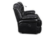 FLYNN CONSOLE LOVESEAT W/READING LIGHT, PWR FR- BLACK - Furniture Stars (Chicago, IL)