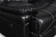 FLYNN CONSOLE LOVESEAT W/READING LIGHT, PWR FR- BLACK - Furniture Stars (Chicago, IL)