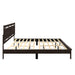 GEMINI 6/6 EK PANEL BED-HB/FB/RAILS-MERLOT - Furniture Stars (Chicago, IL)