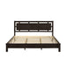 GEMINI 6/6 EK PANEL BED-HB/FB/RAILS-MERLOT - Furniture Stars (Chicago, IL)