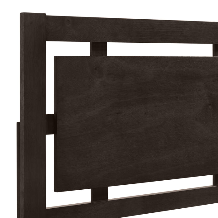 GEMINI 6/6 EK PANEL BED-HB/FB/RAILS-MERLOT - Furniture Stars (Chicago, IL)