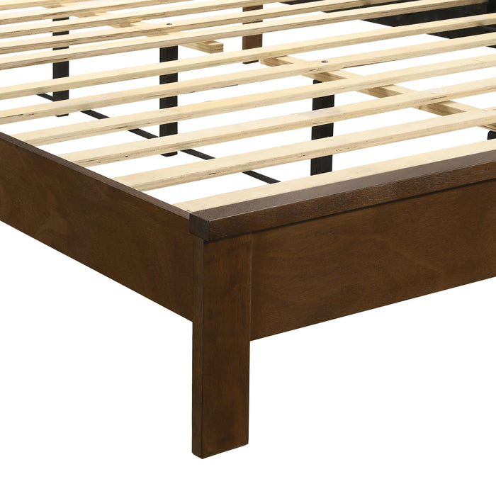 GEMINI 6/6 EK PANEL BED-HB/FB/RAILS-NATURAL - Furniture Stars (Chicago, IL)