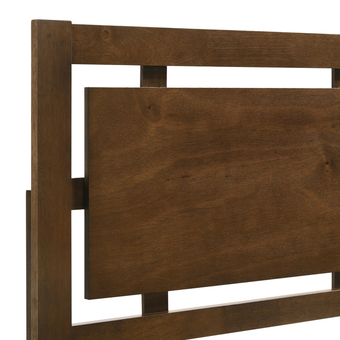 GEMINI 6/6 EK PANEL BED-HB/FB/RAILS-NATURAL - Furniture Stars (Chicago, IL)