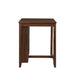 GIA 30" COUNTER TABLE W/2 CHAIRS & STG SHELF-CHERRY - Furniture Stars (Chicago, IL)