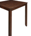 GIA 30" COUNTER TABLE W/2 CHAIRS & STG SHELF-CHERRY - Furniture Stars (Chicago, IL)