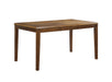 GIA 60" DINING TABLE+CHAIRS (5 PCS/CTN) -BROWN - Furniture Stars (Chicago, IL)