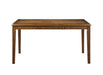 GIA 60" DINING TABLE+CHAIRS (5 PCS/CTN) -BROWN - Furniture Stars (Chicago, IL)