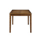 GIA 60" DINING TABLE+CHAIRS (5 PCS/CTN) -BROWN - Furniture Stars (Chicago, IL)