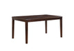 GIA 60" DINING TABLE+CHAIRS (5 PCS/CTN) -CHERRY - Furniture Stars (Chicago, IL)