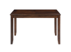 GIA 5PC 48" RECT. DINING TABLE & 4 CHAIRS-CHERRY - Furniture Stars (Chicago, IL)