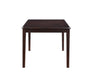 GIA 60" DINING TABLE+CHAIRS (5 PCS/CTN) -EBONY - Furniture Stars (Chicago, IL)