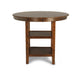 GIA ROUND COUNTER DINING 5 PC SET-BROWN - Furniture Stars (Chicago, IL)