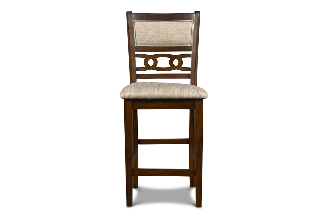GIA ROUND COUNTER DINING 5 PC SET - CHERRY - Furniture Stars (Chicago, IL)