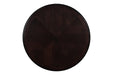 GIA ROUND COUNTER DINING 5 PC SET-EBONY - Furniture Stars (Chicago, IL)