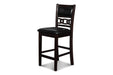 GIA ROUND COUNTER DINING 5 PC SET-EBONY - Furniture Stars (Chicago, IL)