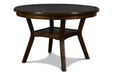 GIA ROUND DINING 5 PC SET - CHERRY - Furniture Stars (Chicago, IL)
