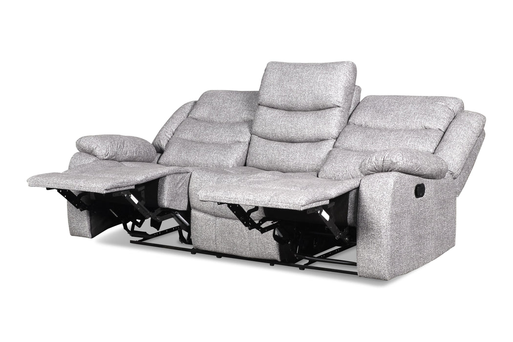 GRANADA DUAL RECLINER SOFA-GRAY