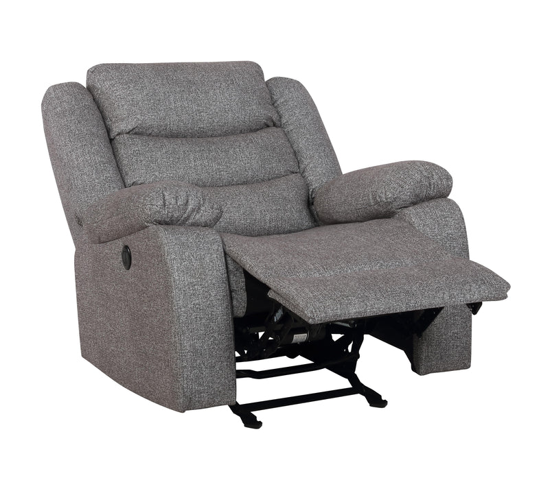GRANADA GLIDER RECLINER W/PWR FR-GRAY - Furniture Stars (Chicago, IL)