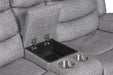 GRANADA CONSOLE LOVESEAT-GRAY - Furniture Stars (Chicago, IL)