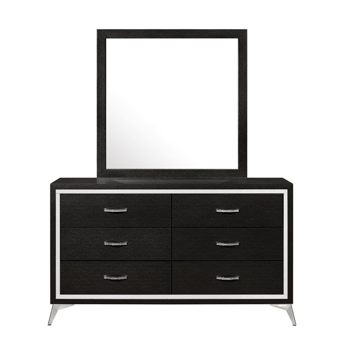 HUXLEY MIRROR-BLACK - Furniture Stars (Chicago, IL)