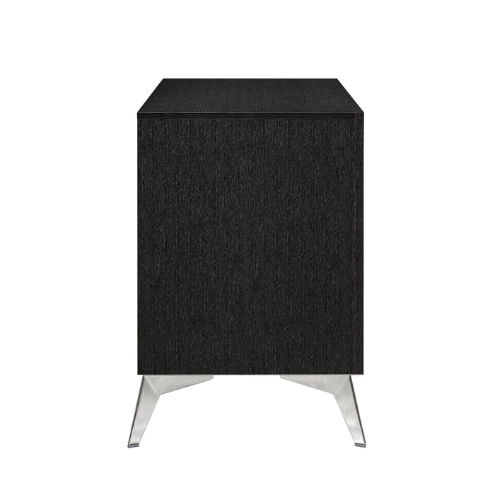 HUXLEY NIGHTSTAND-BLACK - Furniture Stars (Chicago, IL)