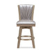 JAZZ  24" SWIVEL COUNTER STOOL-PEARL/GOLD - Furniture Stars (Chicago, IL)