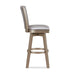 JAZZ 30" SWIVEL BAR STOOL-PEARL/GOLD - Furniture Stars (Chicago, IL)
