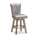 JAZZ  24" SWIVEL COUNTER STOOL-PEARL/GOLD - Furniture Stars (Chicago, IL)