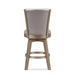 JAZZ  24" SWIVEL COUNTER STOOL-PEARL/GOLD - Furniture Stars (Chicago, IL)