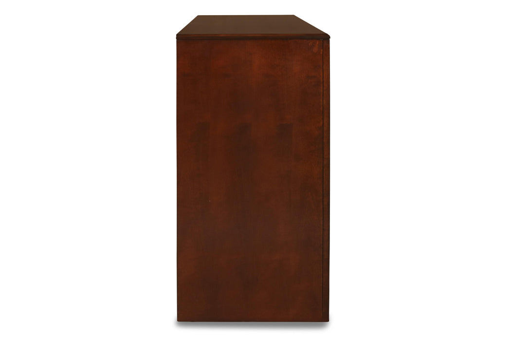 KENSINGTON MEDIA CHEST- BURNISHED CHERRY - Furniture Stars (Chicago, IL)