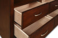 KENSINGTON MEDIA CHEST- BURNISHED CHERRY - Furniture Stars (Chicago, IL)
