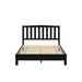 LEO 4/6 F SLAT BED-HB/FB/RAILS-BLACK - Furniture Stars (Chicago, IL)