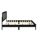 LEO 4/6 F SLAT BED-HB/FB/RAILS-BLACK - Furniture Stars (Chicago, IL)