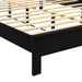 LEO 4/6 F SLAT BED-HB/FB/RAILS-BLACK - Furniture Stars (Chicago, IL)