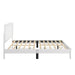 LEO 4/6 F SLAT BED-HB/FB/RAILS-WHITE - Furniture Stars (Chicago, IL)