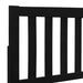 LEO 6/6 EK SLAT BED-HB/FB/RAILS-BLACK - Furniture Stars (Chicago, IL)