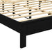 LEO 6/6 EK SLAT BED-HB/FB/RAILS-BLACK - Furniture Stars (Chicago, IL)
