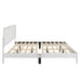 LEO 6/6 EK SLAT BED-HB/FB/RAILS-WHITE - Furniture Stars (Chicago, IL)