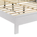 LEO 5/0 Q SLAT BED-HB/FB/RAILS-WHITE - Furniture Stars (Chicago, IL)