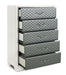 LUXOR CHEST-WHITE - Furniture Stars (Chicago, IL)