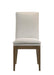 MAGGIE DINING CHAIR W/NATURAL CUSHION-WALNUT - Furniture Stars (Chicago, IL)