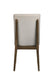 MAGGIE DINING CHAIR W/NATURAL CUSHION-WALNUT - Furniture Stars (Chicago, IL)