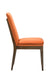 MAGGIE DINING CHAIR W/TERRA COTTA CUSHION-WALNUT - Furniture Stars (Chicago, IL)