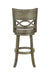 MANCHESTER 29" BAR STOOL-ANT GRAY W/FABRIC SEAT - Furniture Stars (Chicago, IL)