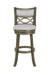 MANCHESTER 29" BAR STOOL-ANT GRAY W/FABRIC SEAT - Furniture Stars (Chicago, IL)