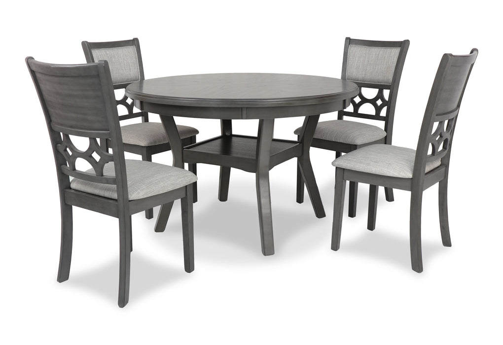 MITCHELL 5 PC DINING SET-GRAY