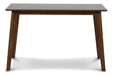 MOROCCO 47" RECTANGLE DINING TABLE-WALNUT BROWN - Furniture Stars (Chicago, IL)