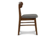 MOROCCO DINING CHAIR W/DARK GRAY SEAT CUSHION - Furniture Stars (Chicago, IL)