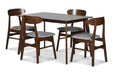 MOROCCO DINING CHAIR W/LIGHT GRAY SEAT CUSHION - Furniture Stars (Chicago, IL)