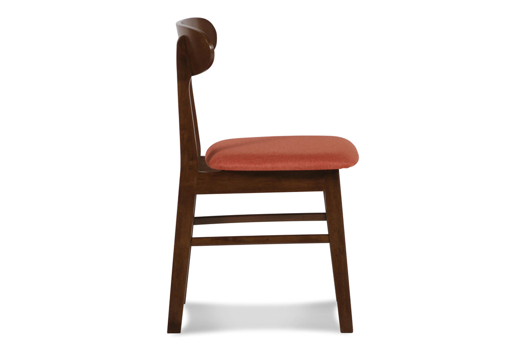 MOROCCO DINING CHAIR W/ORANGE SEAT CUSHION - Furniture Stars (Chicago, IL)